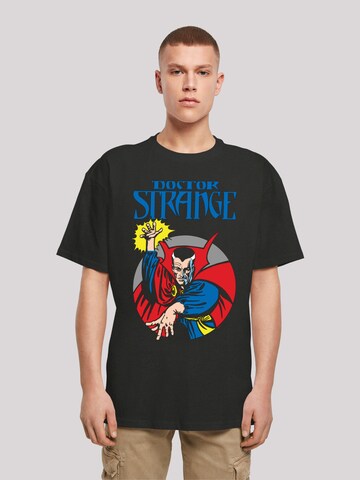 F4NT4STIC Shirt 'Marvel Doctor Strange Circle' in Zwart: voorkant