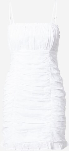 HOLLISTER Summer dress in White: front