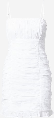 Robe d’été HOLLISTER en blanc : devant