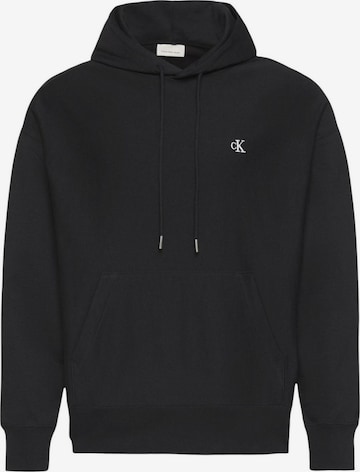 Calvin Klein Jeans Sweatshirt 'PREMIUM TERRY MONOGR LV04RC278G' in Zwart: voorkant
