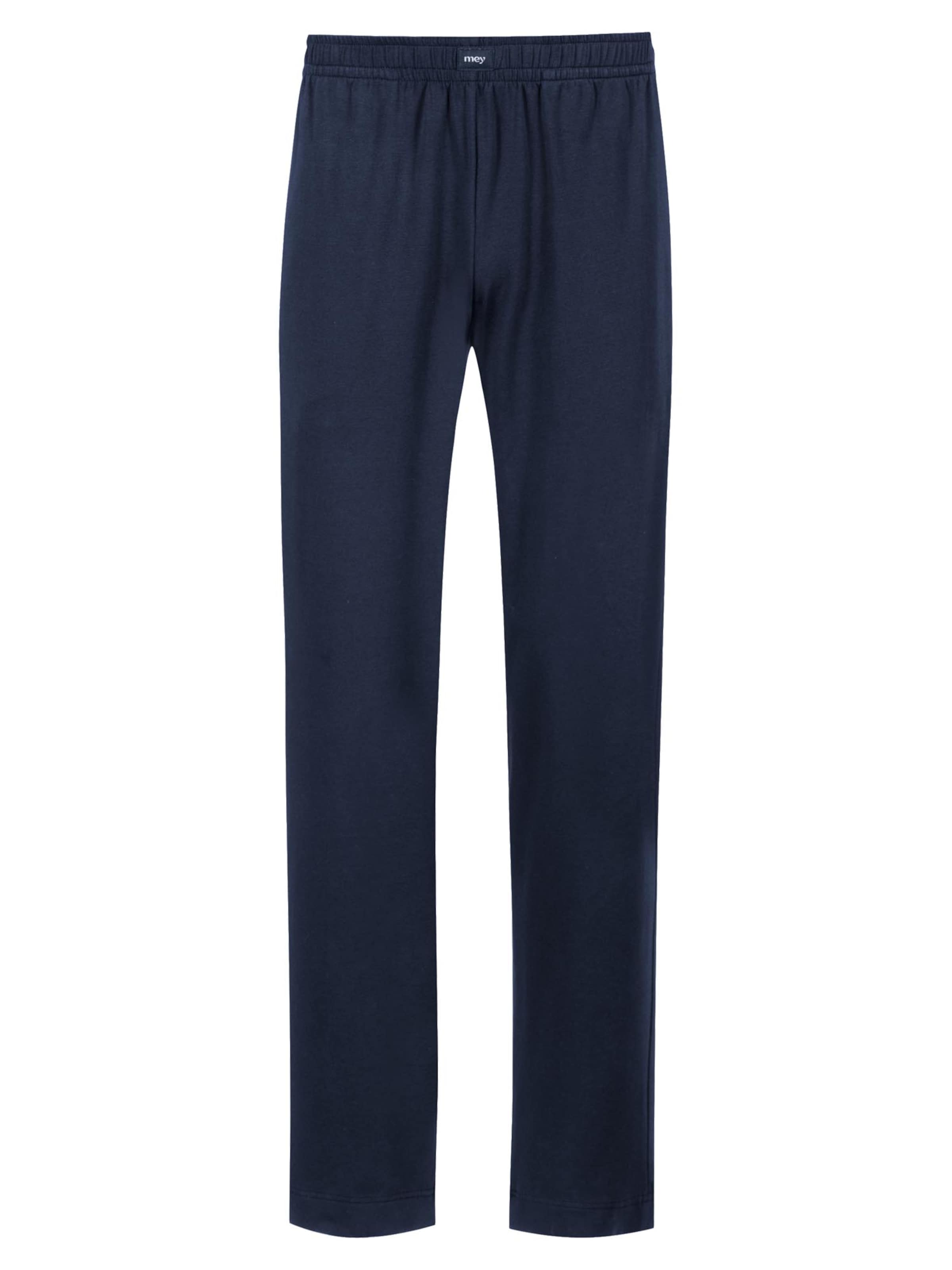 Mey Pyjamahose 'Relax Tuned' in Blau: Vorderseite