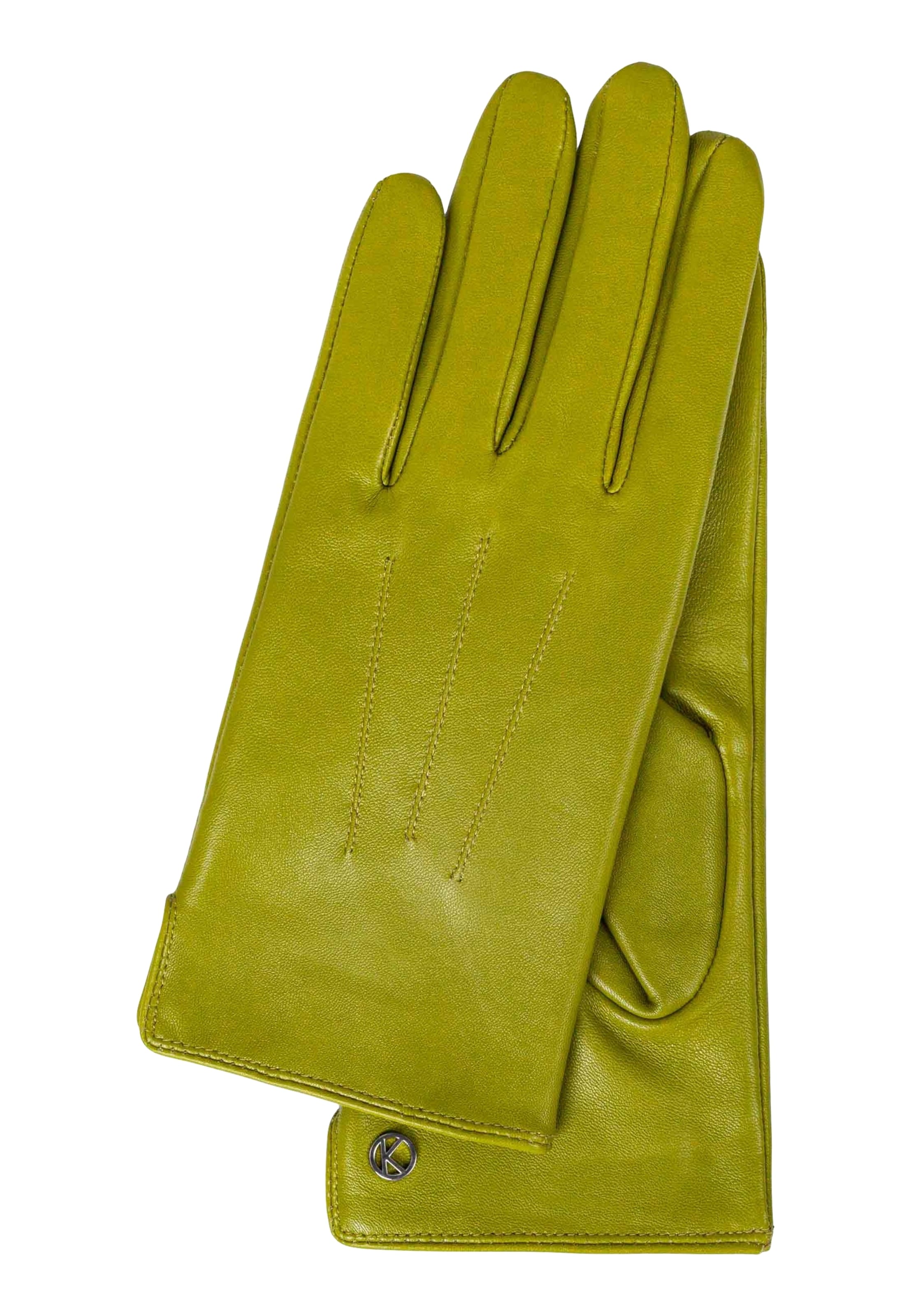 KESSLER Full finger gloves 'Carla' in Yellow: front