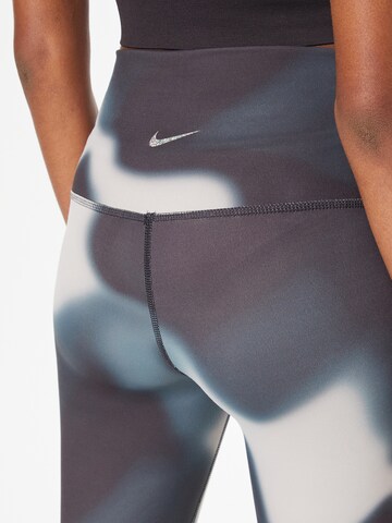 NIKE Skinny Sportovní kalhoty – šedá