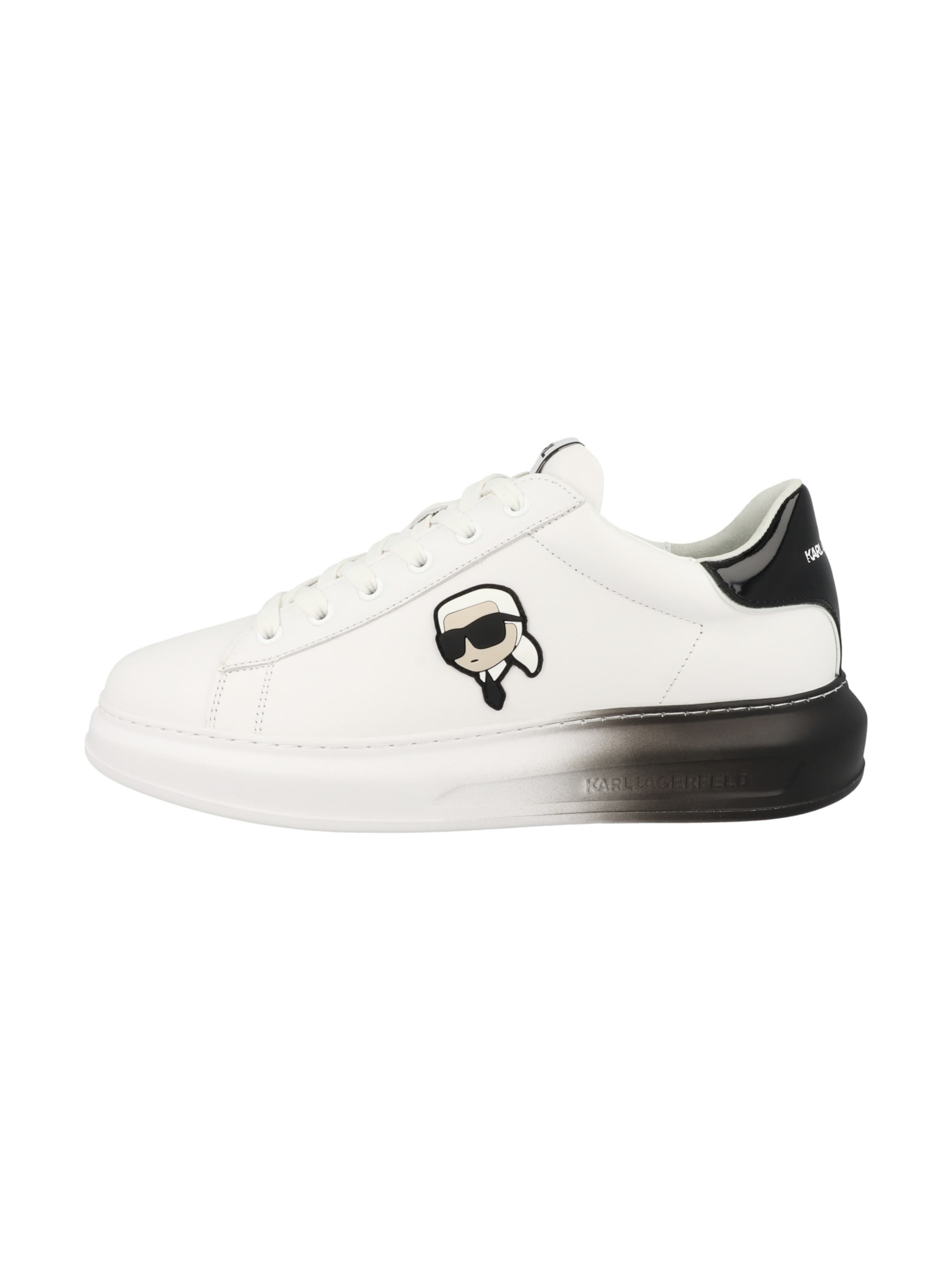 Karl Lagerfeld Platform trainers in White: front