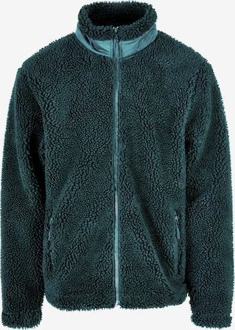 Urban Classics Fleece Jacket in Green: front