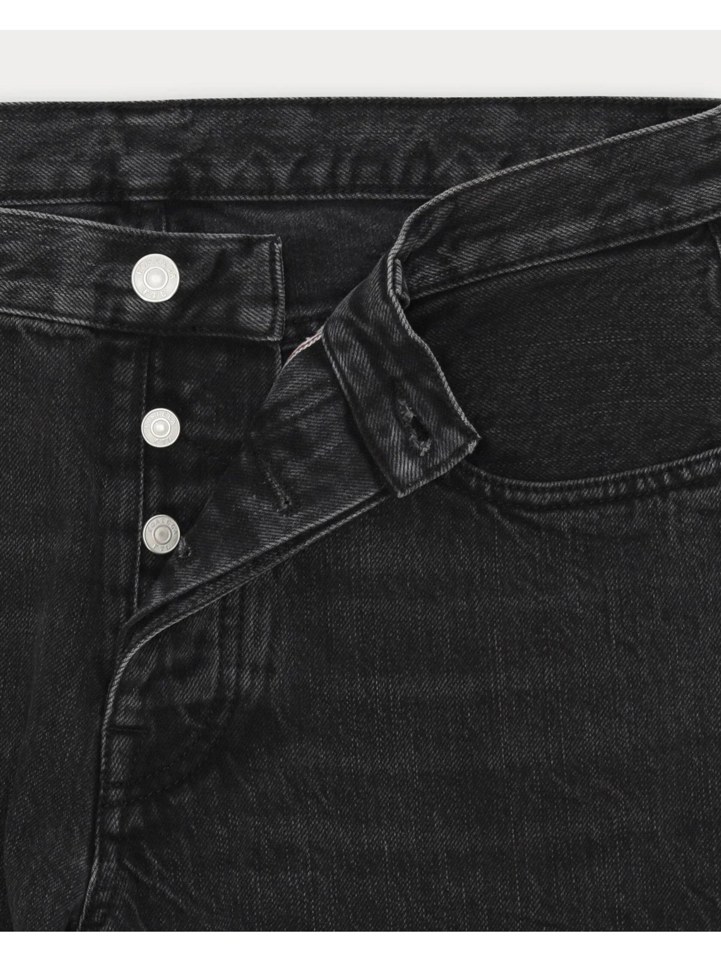 Fortela Regular Jeans '965 John Japan Selvedge Denim 5-Pocket Regular Fit Grey' in Grey