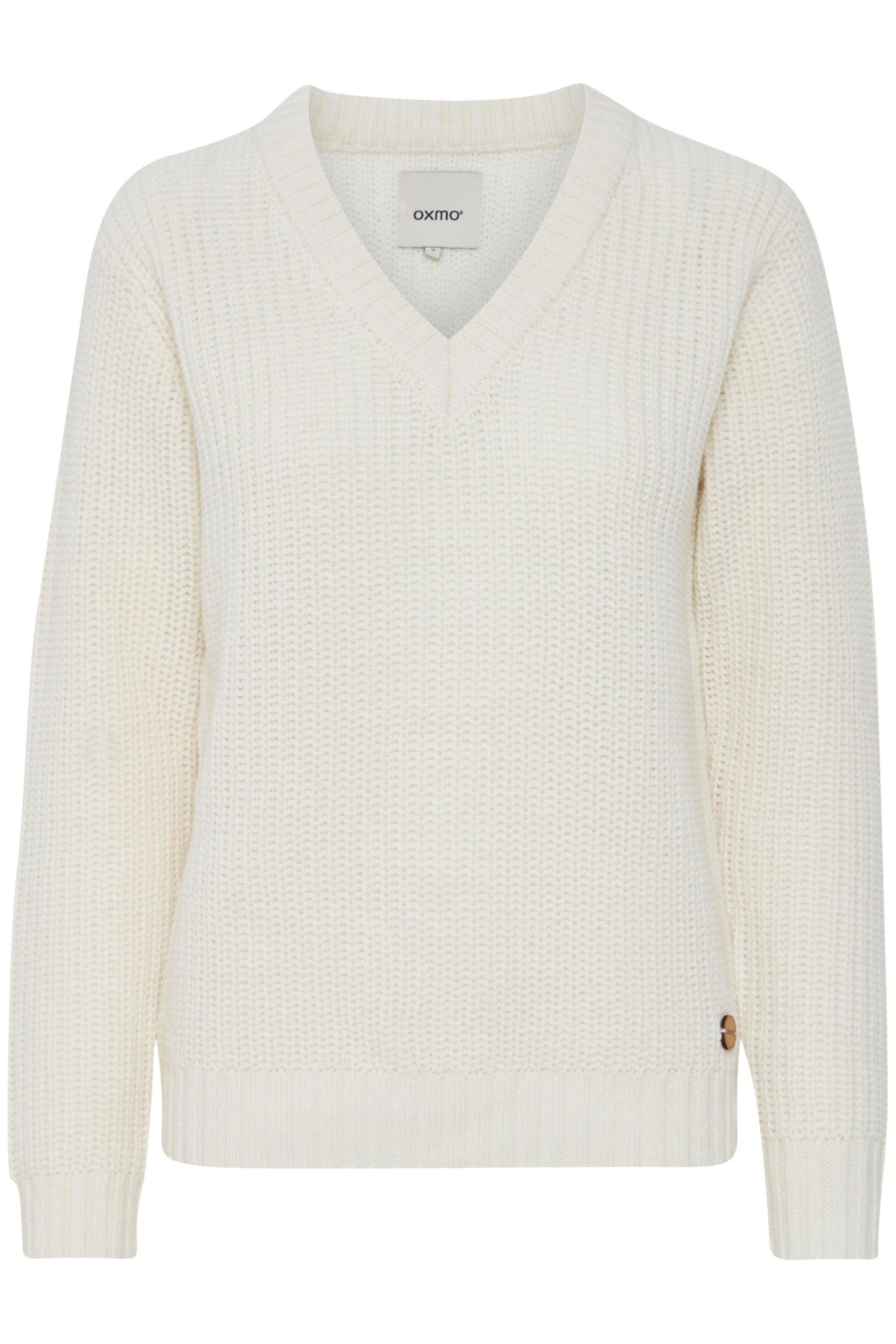Oxmo - Pullover em branco: frente