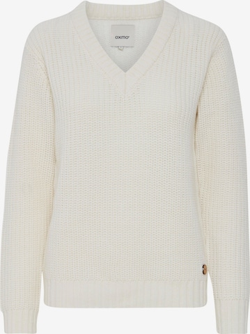 Oxmo Sweater in White: front