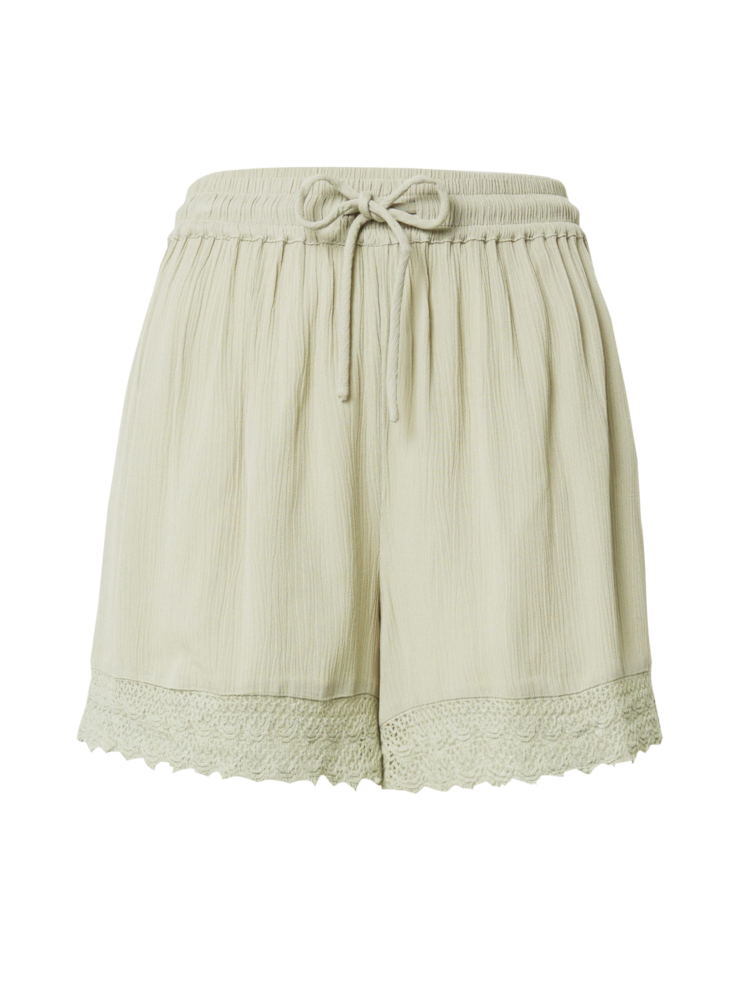 zaļš ABOUT YOU Vaļīgs piegriezums Bikses 'Dorina': no priekšpuses