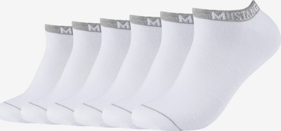 MUSTANG Socken in grau / weiß, Produktansicht