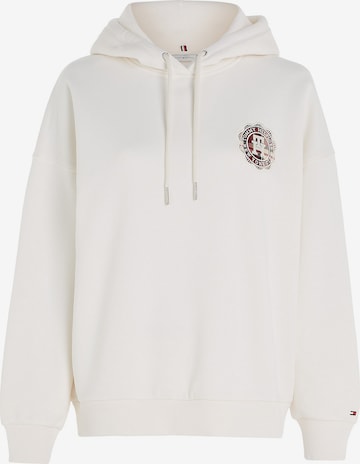 Sweat-shirt TOMMY HILFIGER en blanc : devant