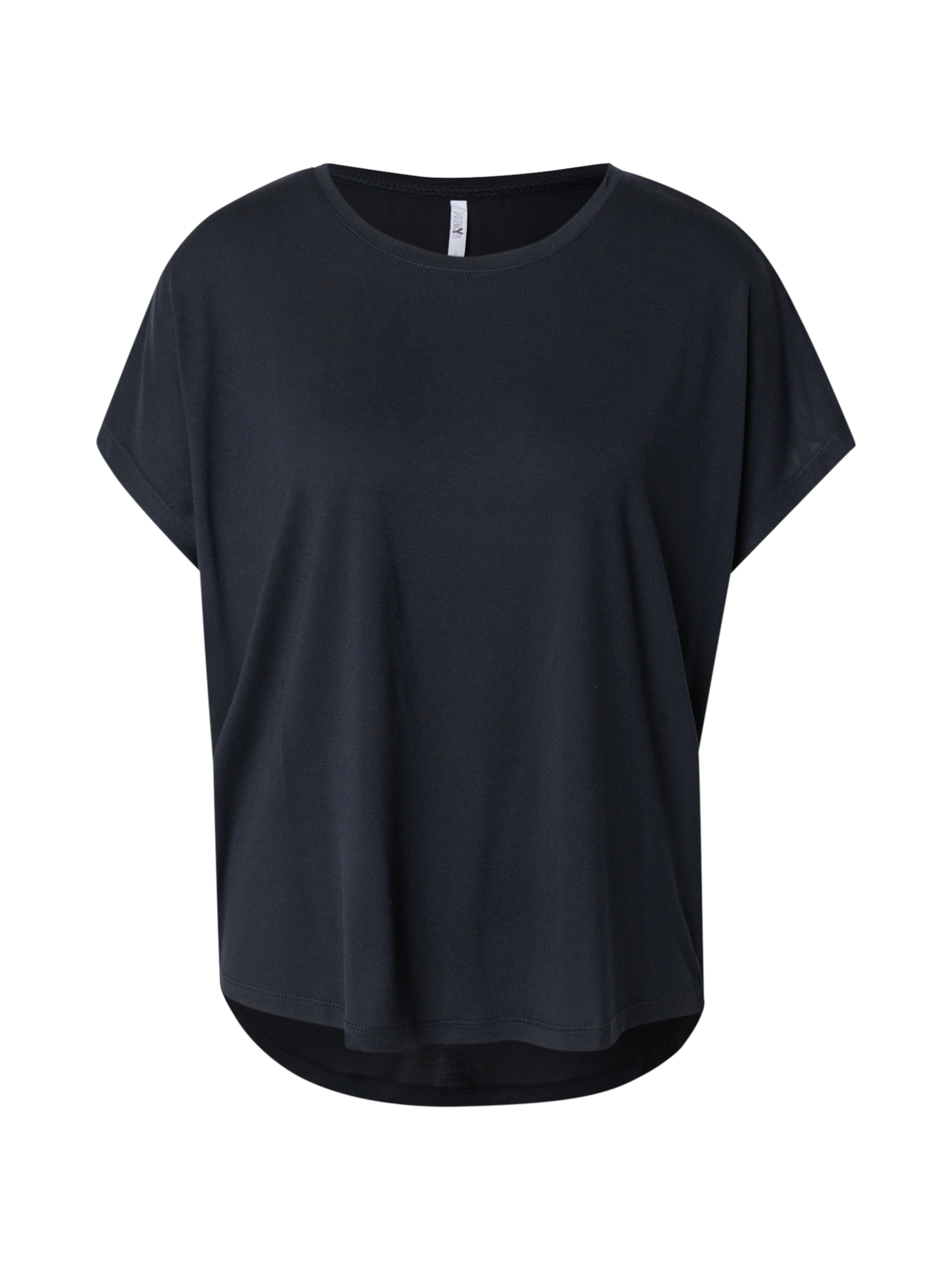 Hailys - Camiseta 'Ju44le' en negro: frente