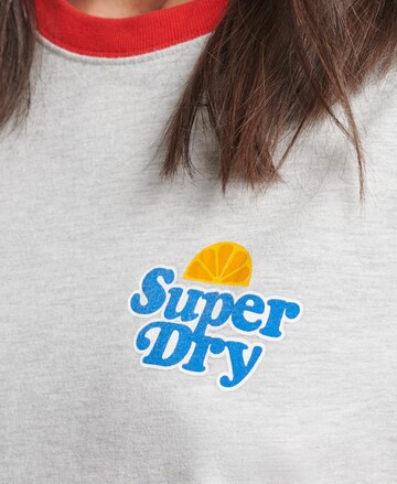 Superdry Majica 'Cooper Nostalgia' | siva barva