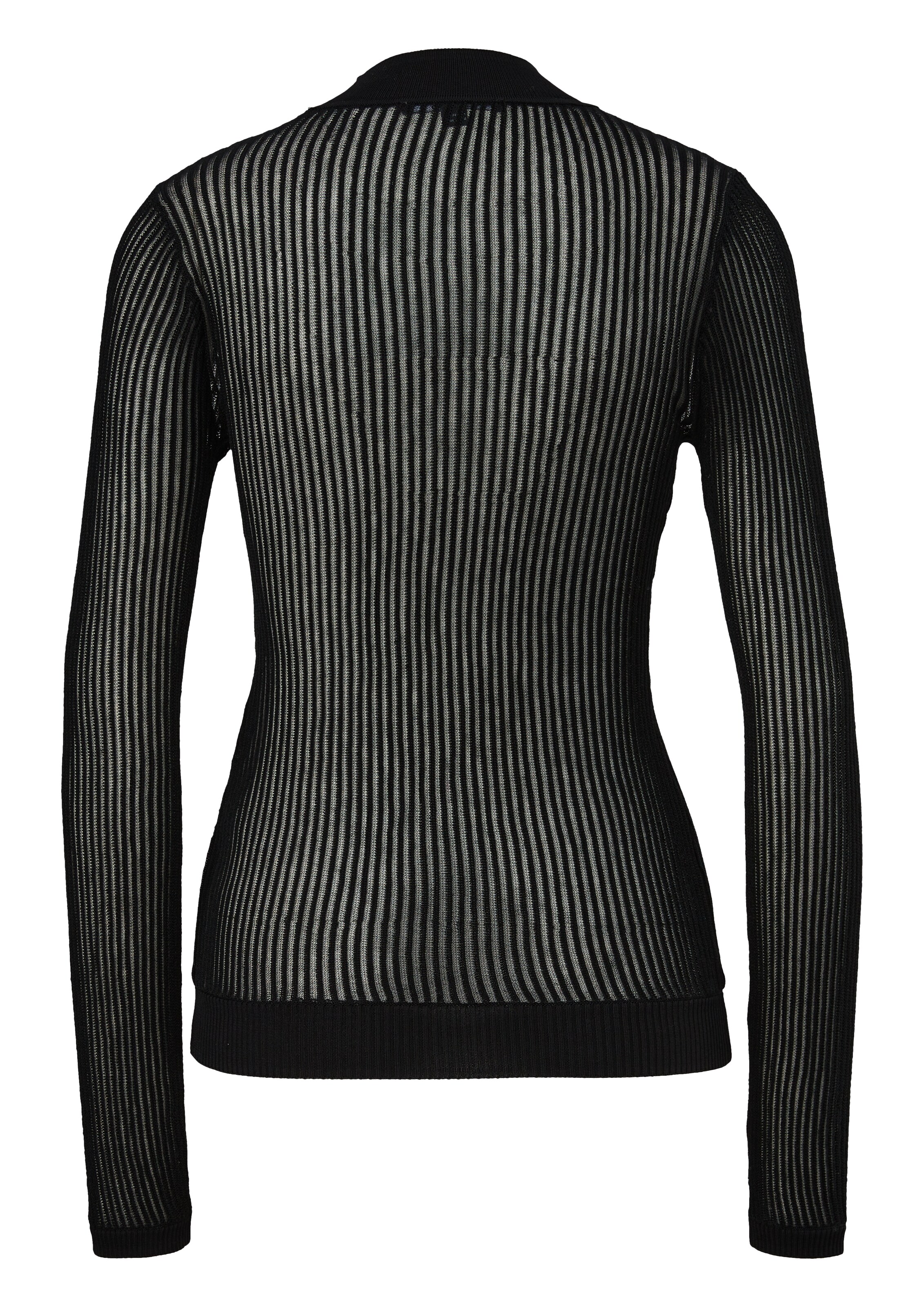 COMMA Pullover in Schwarz: Rückseite