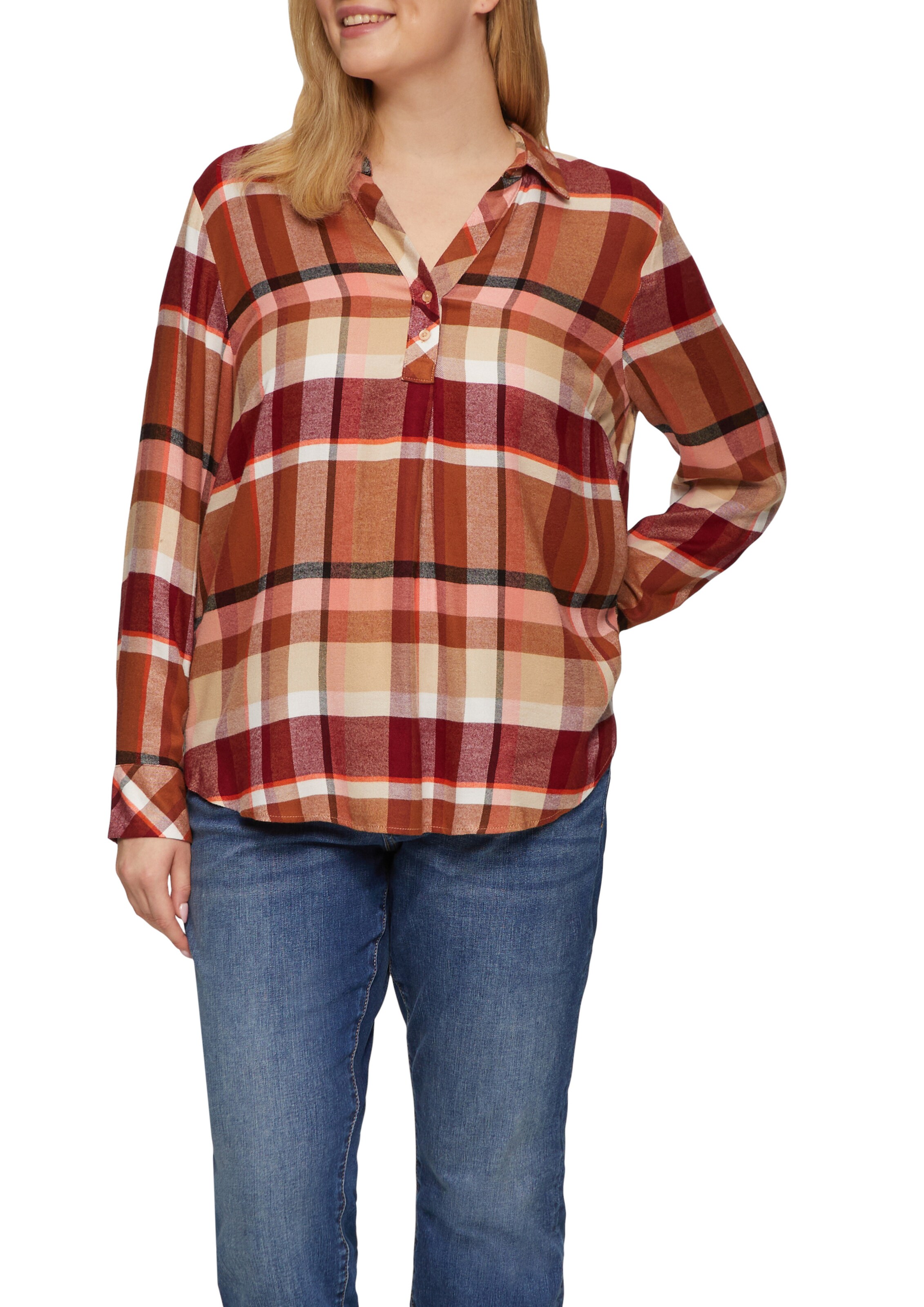 s.Oliver Blouse in Rood: voorkant