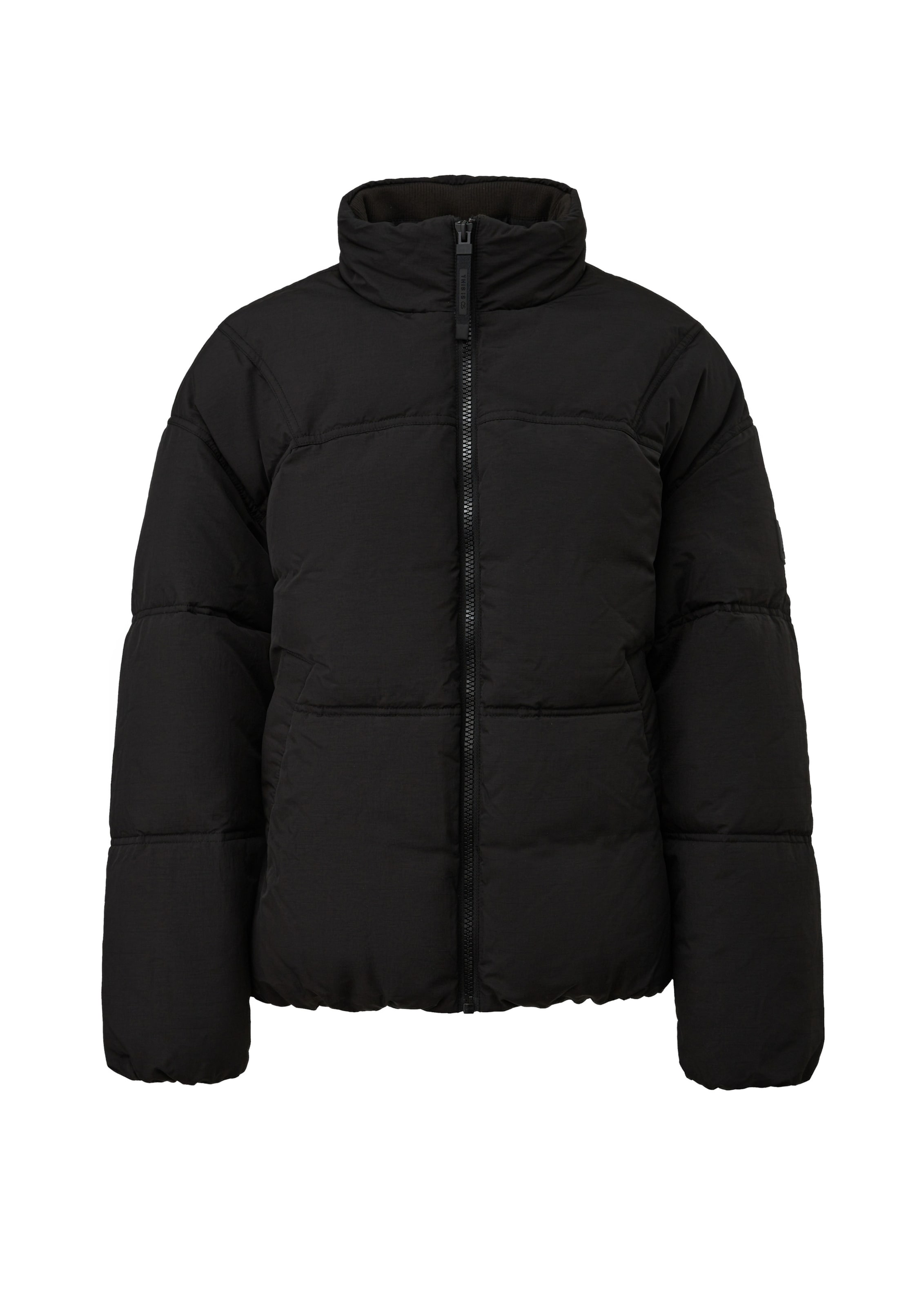QS - Chaqueta de invierno en negro: frente