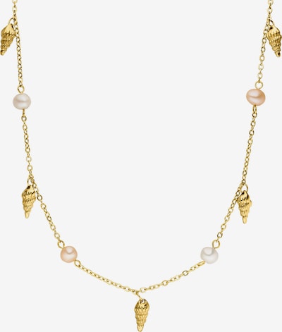 PURELEI Kette 'Akala' in One Size in gold / perlweiß, Produktansicht