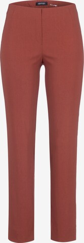 STEHMANN Regular Pants 'Ina' in Brown: front