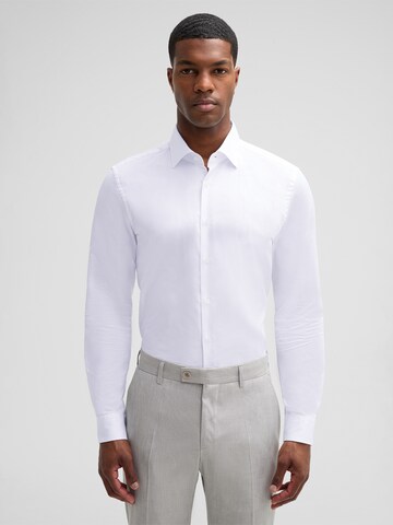 STRELLSON Slim fit Button Up Shirt 'Santos' in White: front