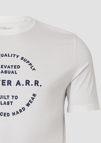 s.Oliver T-Shirt in Weiß