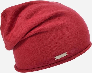 Seeberger Beanie 'Mütze' in Red: front