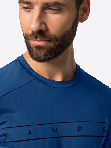 VAUDE Functioneel shirt 'Qimsa' in Blauw
