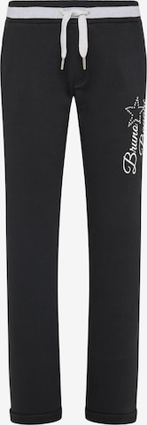 BRUNO BANANI Regular Pants 'Powell' in Black: front
