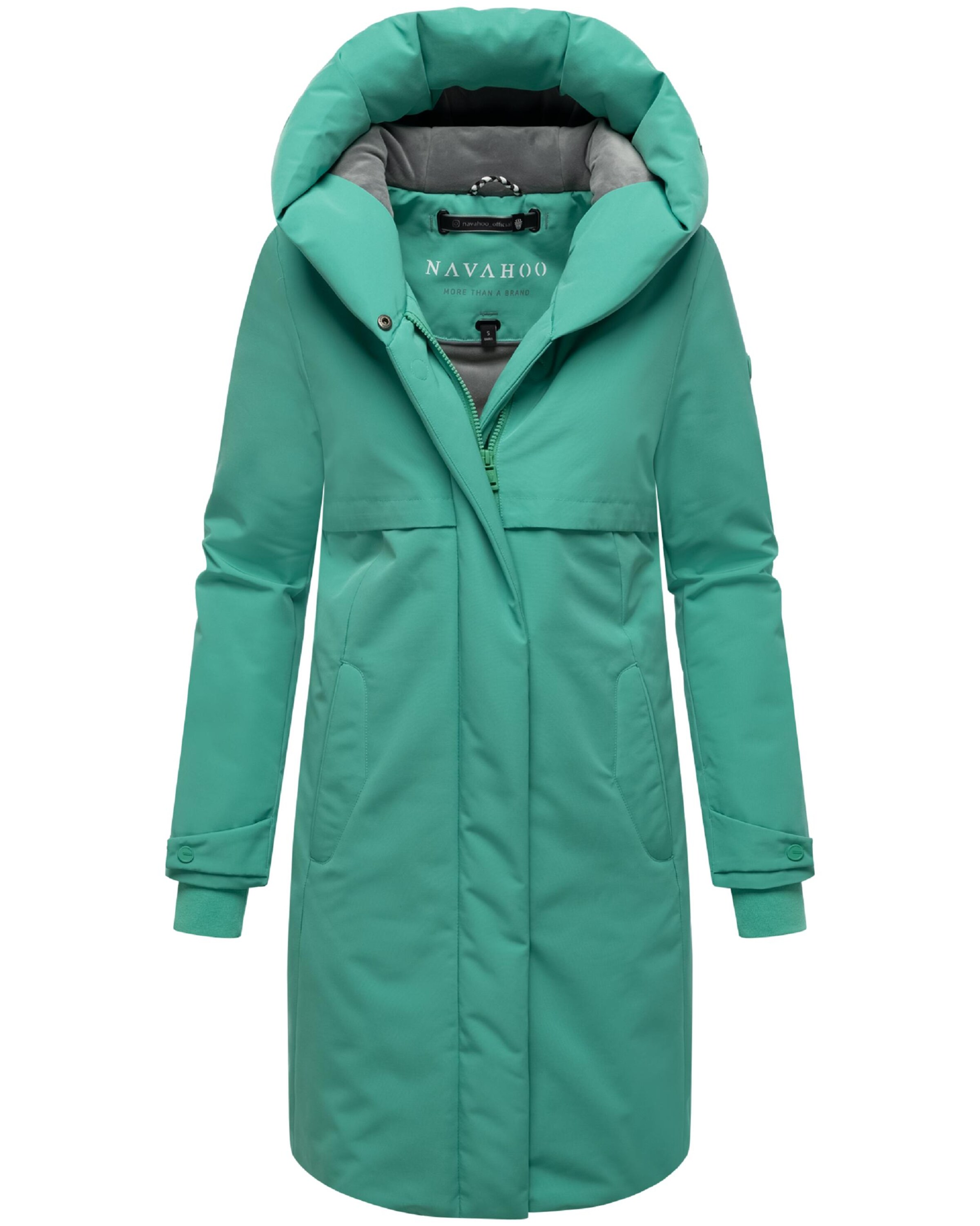 NAVAHOO Зимнее пальто 'Domingaa 14' в Зеленый