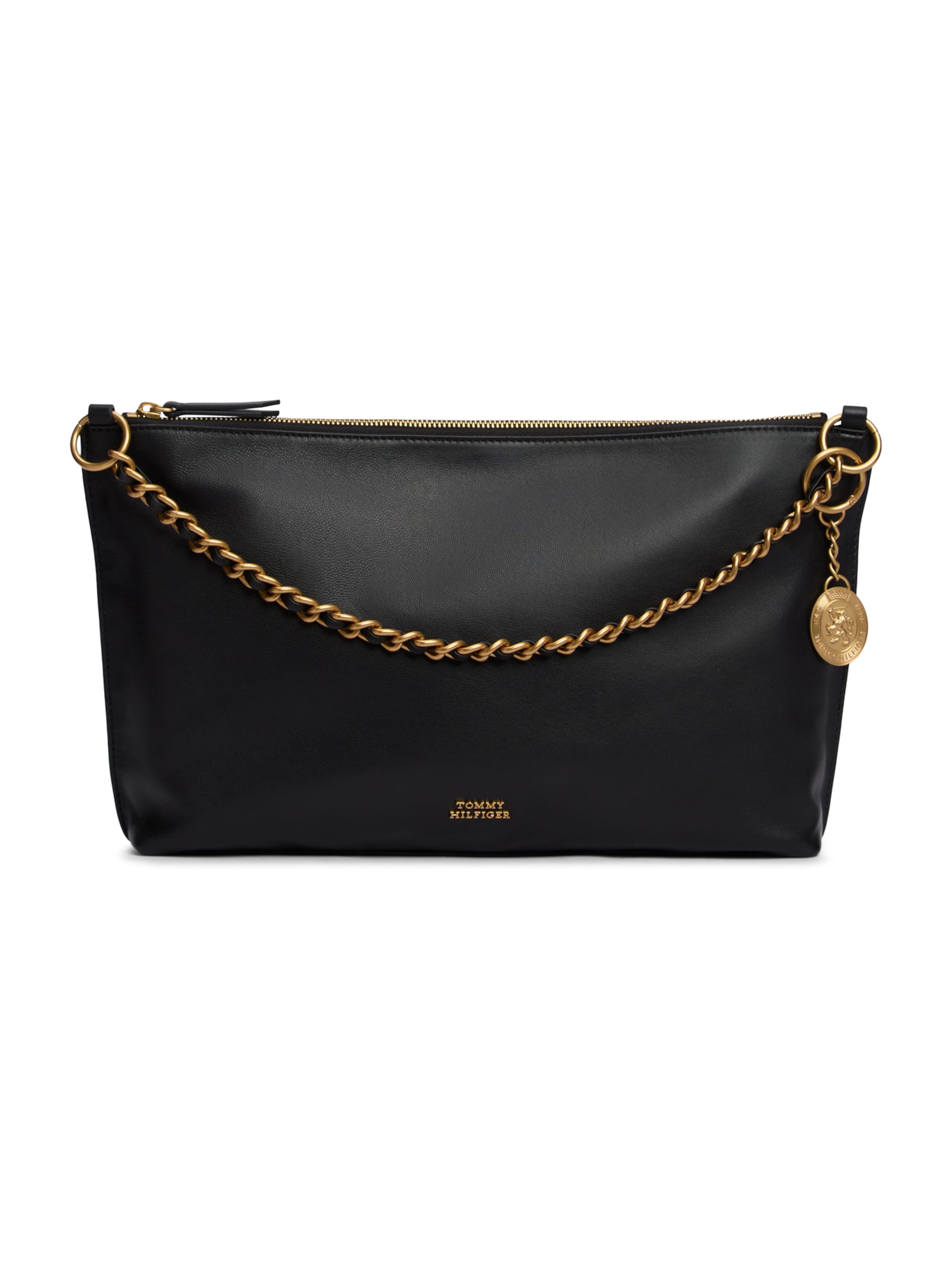 TOMMY HILFIGER Handtasche 'DOWNTOWN' in Schwarz: Vorderseite
