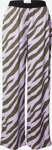 NÜMPH Wide leg Pants 'VILLE' in Purple: front