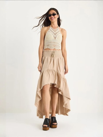 Bianco Lucci - Saia em bege