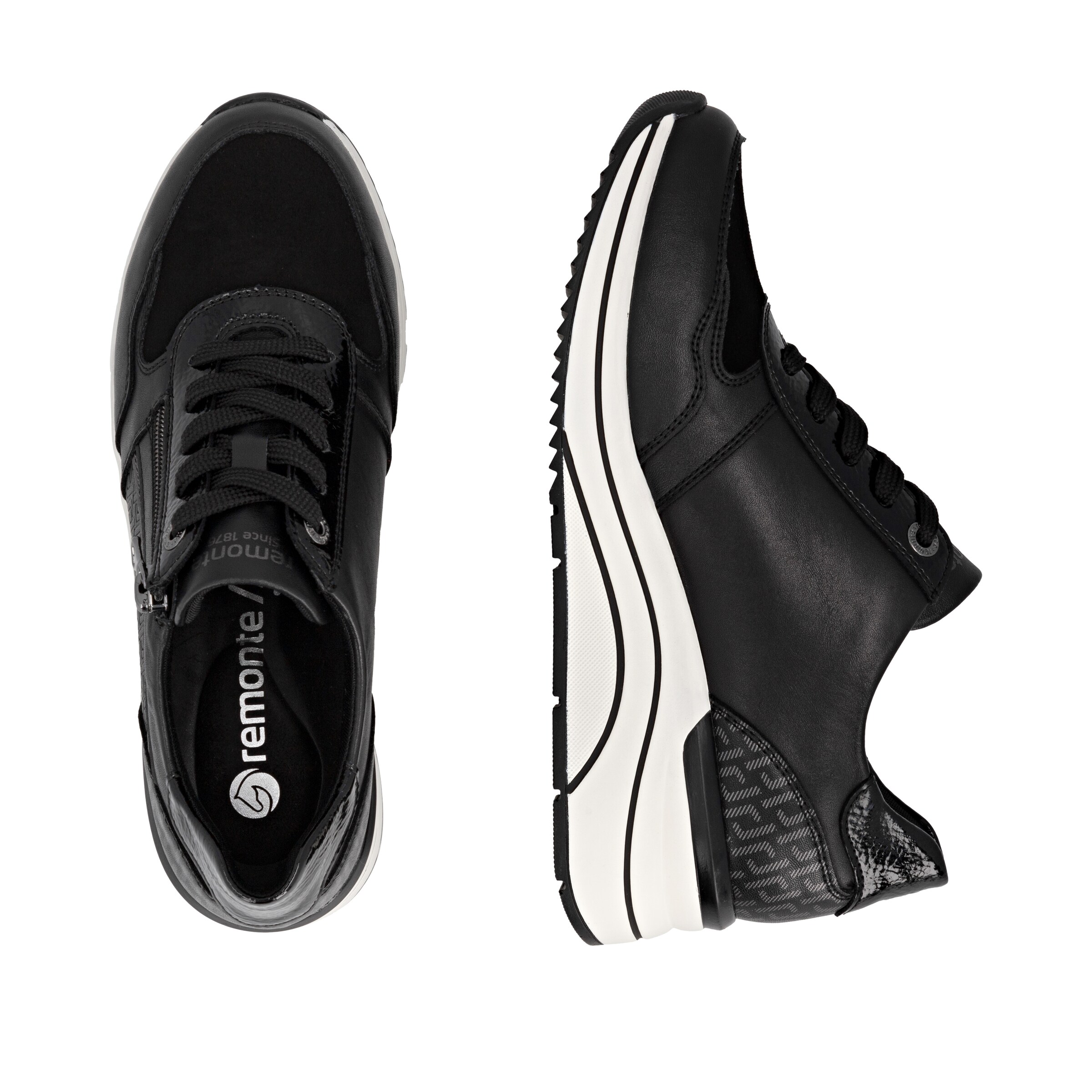 REMONTE Sneaker 'D0T16' in Schwarz