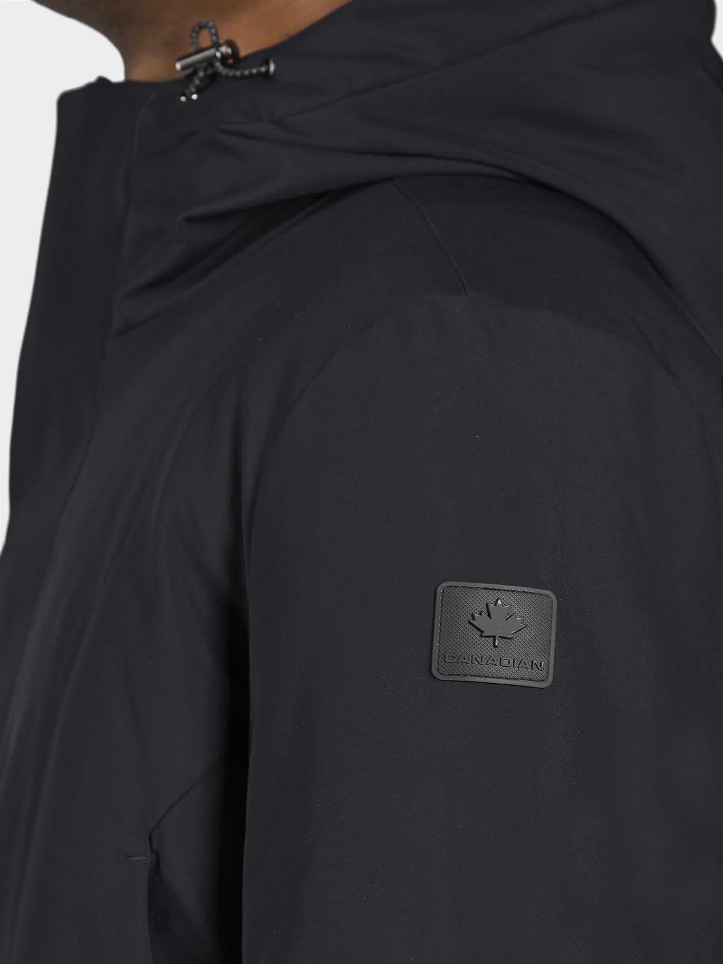 Canadian Classics Between-seasons parka 'Giacca Uomo Nelson' in Blue: front