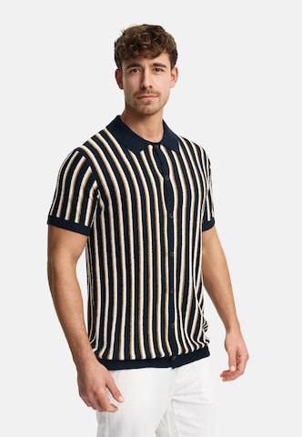 Coupe regular Chemise 'INKaziz' INDICODE JEANS en bleu