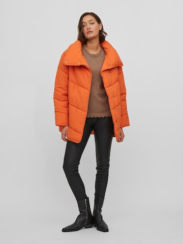 VILA Zimní bunda 'LOUISA' – oranžová