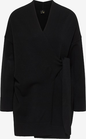 DreiMaster Klassik Knit Cardigan 'Iridia' in Black: front