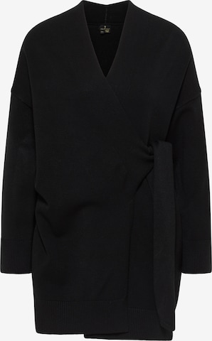 Cardigan 'Iridia' DreiMaster Klassik en noir : devant