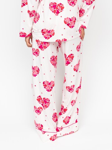 Pantalon de pyjama 'Aria' Cyberjammies en blanc