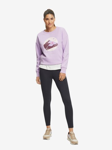 ESPRIT Athletic Sweatshirt in Purple