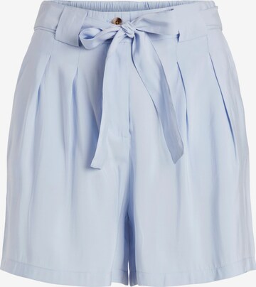 VILA Pleat-Front Pants 'Pauline' in Blue: front