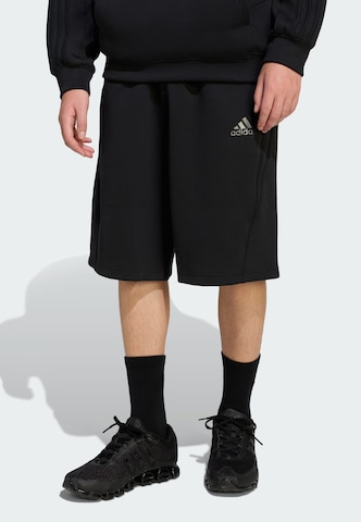 ADIDAS ORIGINALS Regular Trousers 'Spacer' in Black: front