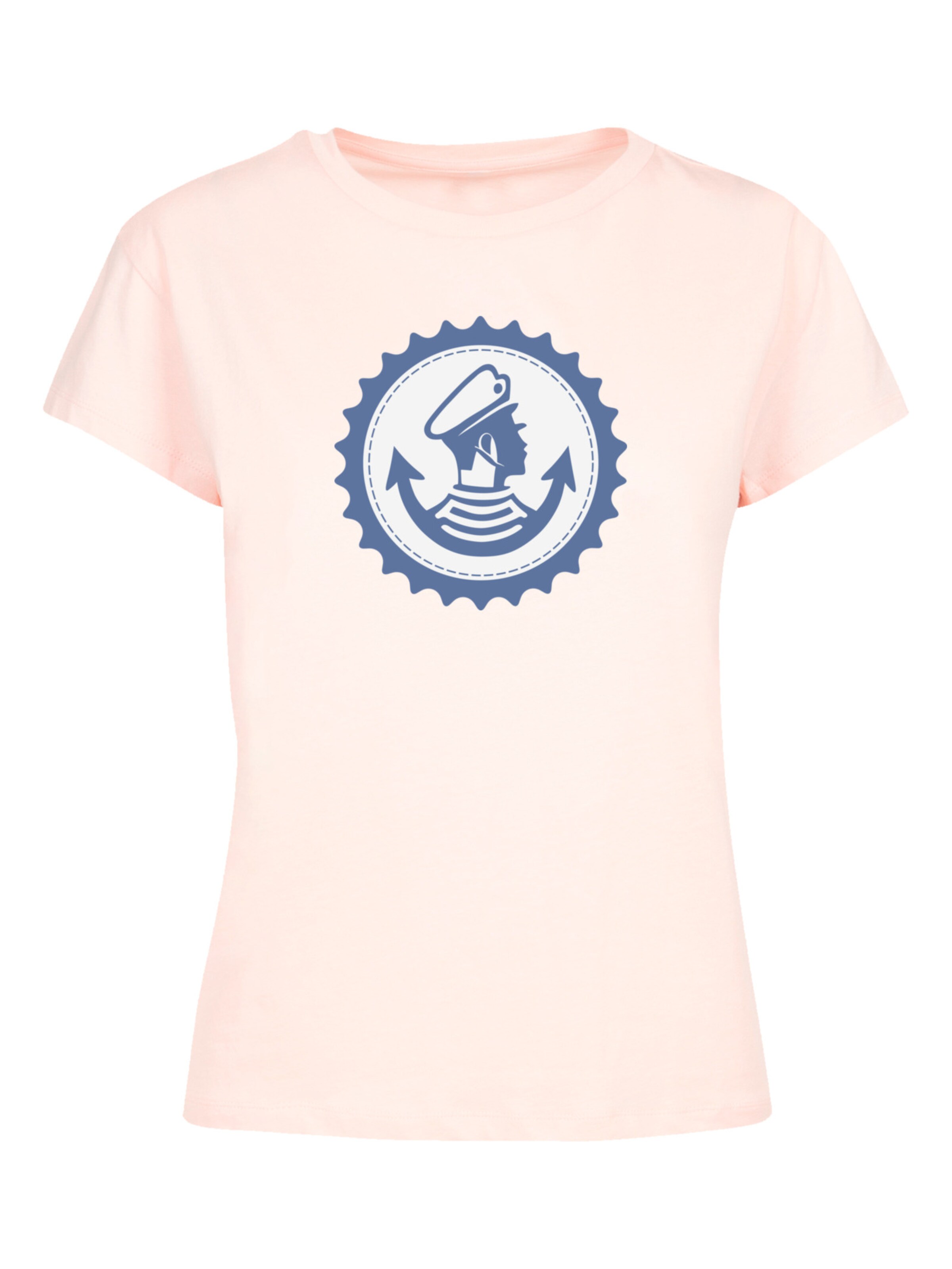 T-shirt 'Knut und Jan Hamburg' F4NT4STIC en rose : devant