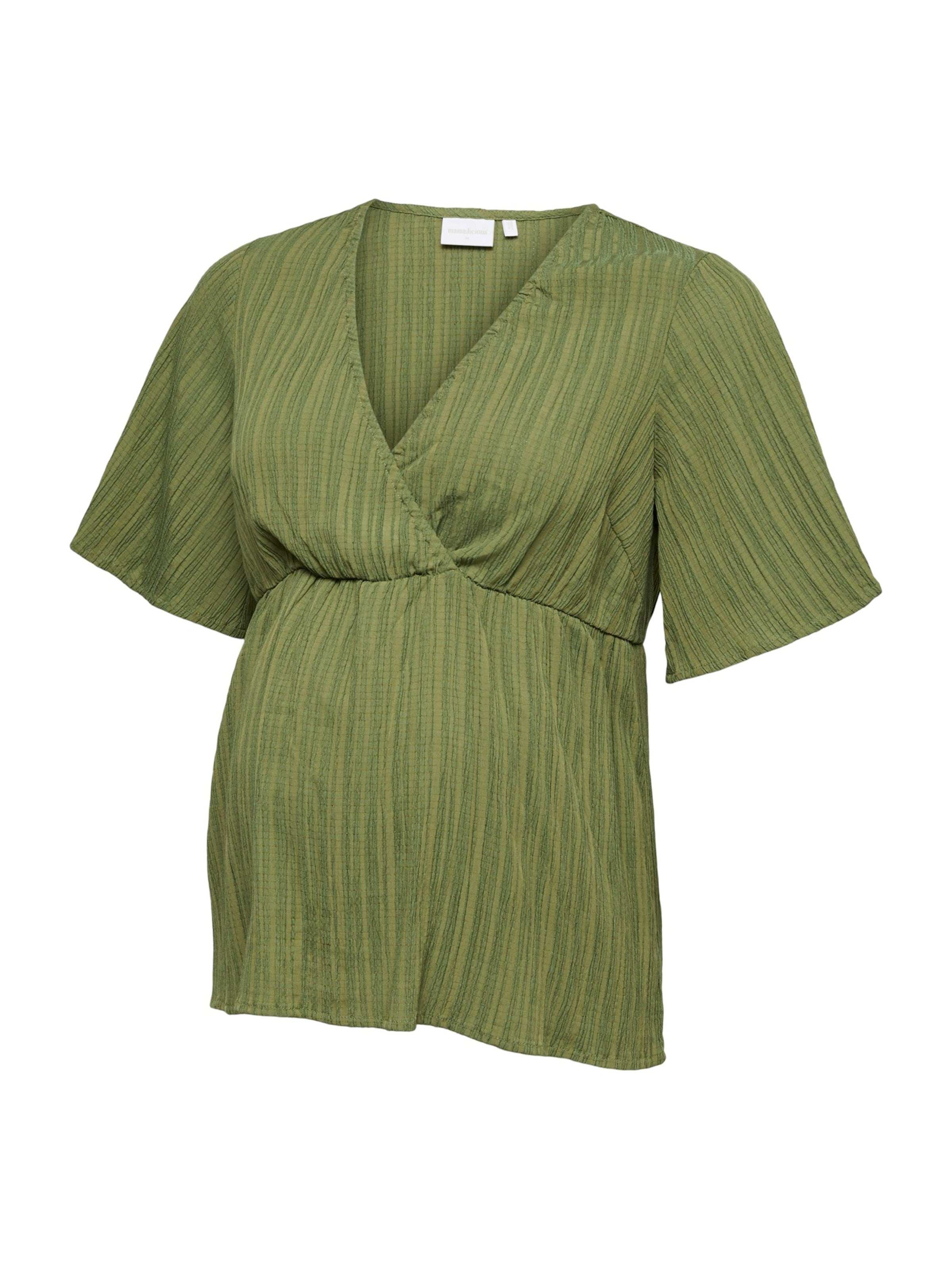MAMALICIOUS - Blusa 'MLROSANA TESS' en verde: frente