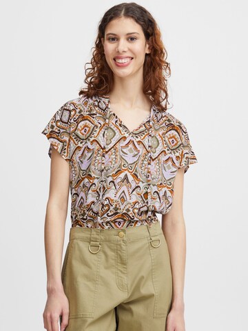 b.young Bluse in Braun: Vorderseite