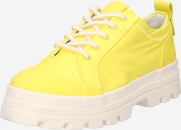 Marc O'Polo Lace-Up Shoes 'Jessy' in Yellow: front
