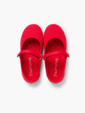 Ballerines Pisamonas en rouge