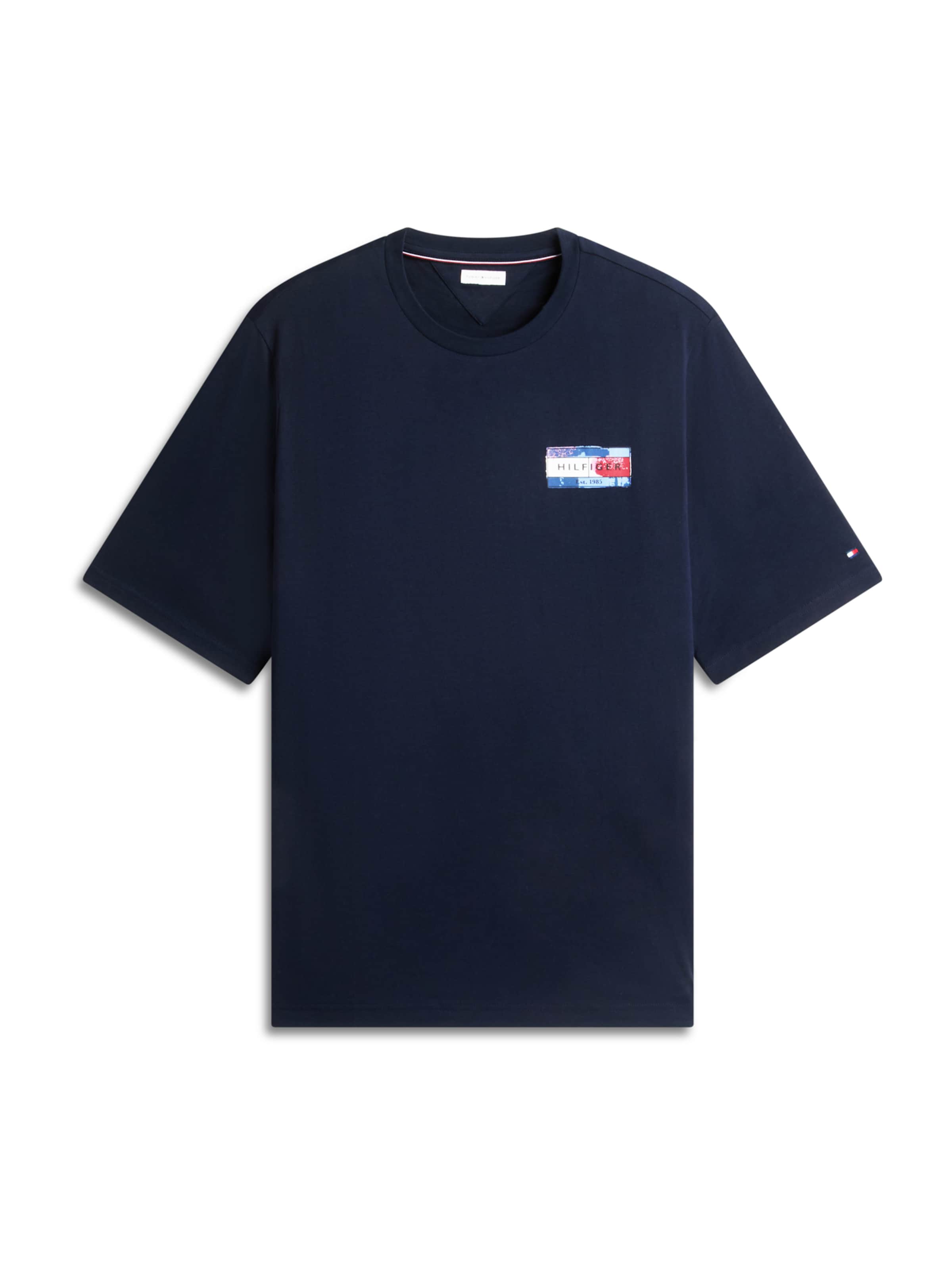 Tommy Hilfiger Big & Tall T-shirt i blå: framsida