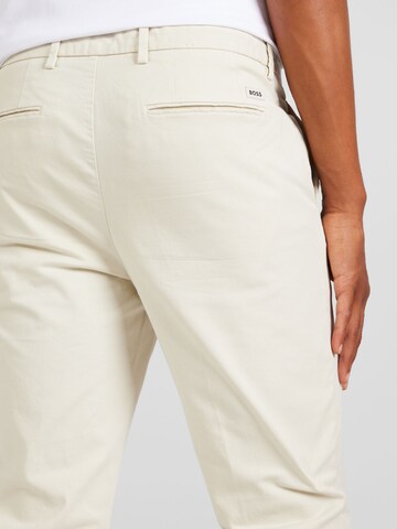 BOSS Slimfit Byxa 'Kaito 1' i beige