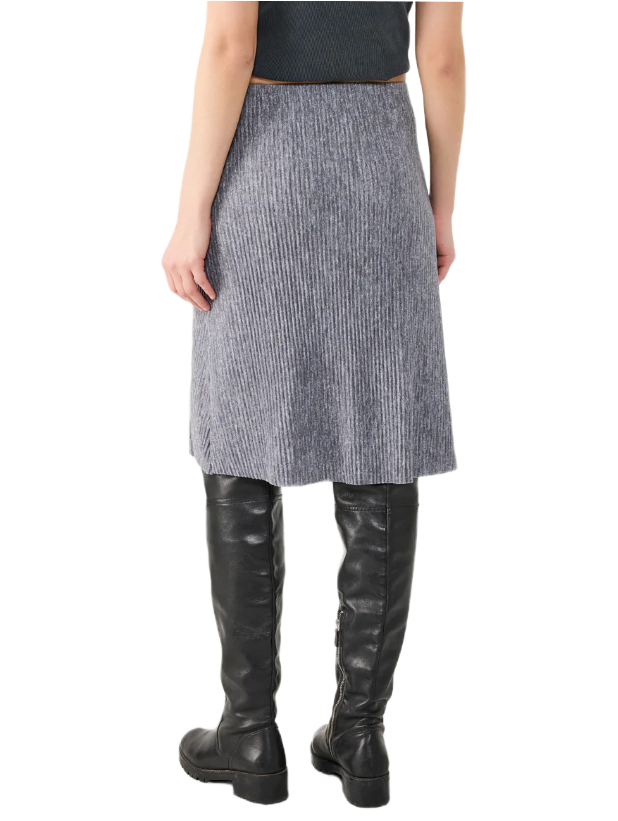 No Matter What Skirt in Grey