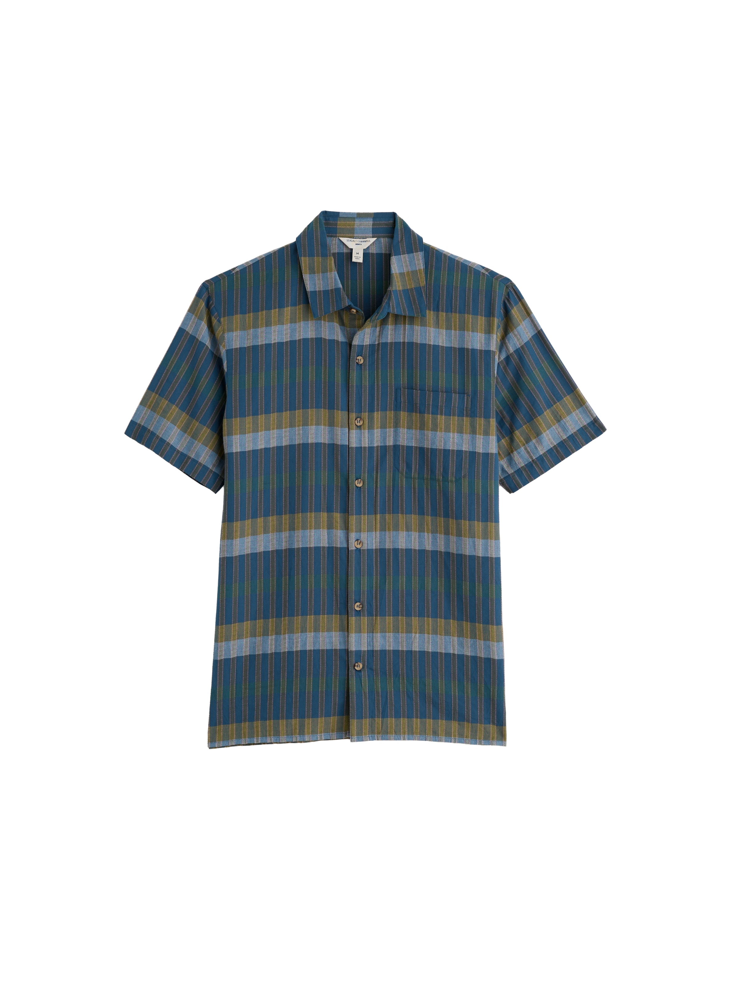 Seasalt Cornwall Comfort fit Overhemd 'Ropecraft' in Blauw: voorkant